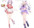 かわいさ満載！Vtuber向けイラスト制作します 修正無制限！商用利用可！ご満足いくものを作り上げます イメージ9