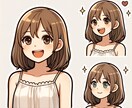 写真からLINEスタンプ風アイコンを作成ます 商用利用、二次利用可能です。ご自由にお使いください イメージ2