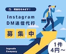Instagramのdm送信いたします SNS運用のお手伝いをさせていただきます / 1件4円〜 イメージ1