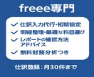 freeeでの仕訳入力代行・経理サポートを行います 会計freeeの入力ミスゼロへ。記帳負担を丸ごと引き受けます イメージ2