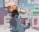背景全込みでイラスト関係描きます 修正10回可能/動画サムネイル／企画イラストなどに イメージ3