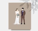 結婚式ウェルカムボード| 韓国風イラスト作成します ウェルカムボード・結婚式アイテム・記念日にも イメージ9