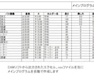NC加工用のメインプログラムを自動作成します Excel  VBAで作業の効率UP、正確性UPしませんか？ イメージ1