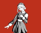 漫画風のキャラクター描きます バストアップ、全身でも一律3500円 イメージ1