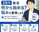就活何から始める？28卒の悩みを整理します 何から始めればいいかわからない方へ イメージ1