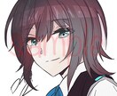 世界でただ1つのSNSアイコンを制作します 最短2日で納品可能♪簡単な小物1点無料です♪ イメージ1