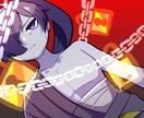 かっこいい筆タッチの等身絵を描きます 自作の筆ペンで和風な等身絵を描きます！！！ イメージ2
