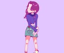 ポップでカラフルな似顔絵描けます 色も服もあなたの思い通りにカスタム！！ イメージ2