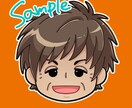 アイコンイラスト作成します 似顔絵風可。SNS、YouTube等のアイコンを作成します イメージ3