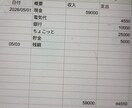 家計簿代行、簿記2級ＦＰ２級が家計簿をつけます 家計簿、お金に対することをアドバイスいたします イメージ2