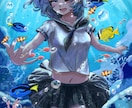 可愛いポップでカラフルな女の子を描きます あなたの思う「可愛い」を作ります イメージ3