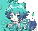 ミニキャライラストお描きします あなたのオリジナルキャラクターをミニキャラで制作します！ イメージ1