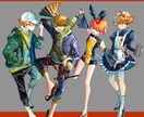 TRPG、配信、全身立ち絵描きます 全身立ち絵をお安く短納期で描きます！ イメージ5
