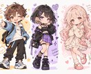 かわいいデフォルメイラスト・SNSアイコン描きます あなたの“好き”を、かわいい1枚に。 イメージ1