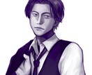 動画サムネに・顔中心キャライラスト描きます 雰囲気のある絵・大人、年齢を重ねたキャラが得意です イメージ6