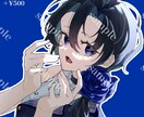 バストアップ、アイコンなどのイラストを描きます 明暗のついた綺麗めのイラストが得意です イメージ6