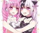 SNSのアイコンや歌ってみたサムネイル等描きます 可愛くてキラキラしたイラストが得意です！ イメージ3