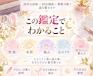 3つの占術であなたの本質と強みを深く読み解きます 自分を責める前に、自分を知る。私だけの鑑定書 イメージ2