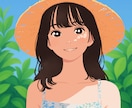 プロがアイコンを修正無料で描きます SNS等に使用できる主線なしのやさしい雰囲気のアイコンです イメージ1