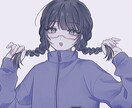 アイコン、立ち絵など可愛い人物イラスト描きます 寒色系、明度低めのイラストが好きな方へ イメージ4
