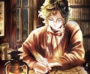 レトロッパな世界観のイラスト制作します 重厚×メルヘン~物語を感じる幻想的な一枚をお届けします~ イメージ2