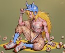 カートン風のキャラクターイラスト、デザインをします もっと好きなキャラクターの色々な姿が見たい！！ イメージ1