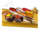 食べ物のイラストを書きます 美味しそうな写真をイラスト風にしてみます イメージ1