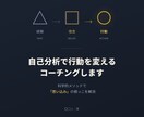自己分析で行動を変えるコーチングします 科学的メソッドで「思い込み」の根っこを解消 イメージ1