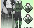 キャラクター立ち絵承ります 表情差分2つ（真顔、微笑）、かわいい女の子が得意です！ イメージ5