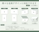 名刺ショップカードデザイン/安心と信頼を表現します 印刷のご相談も受付中！デザイン3パターン作成します イメージ2