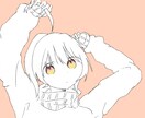 ラフ風のアイコン描きます SNSのアイコンに悩んでいる方へ イメージ1