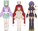 全方向最強可愛いVTuber全工程制作します 実績多数の美大卒プロが理想を形に！10万円で全て揃う！ イメージ8