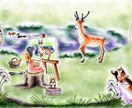 聖書・教会・お葬式・素材などのイラストを描きます 落ち着いた色合い、美しい、可愛い絵を表現致します。 イメージ4