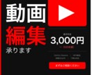 動画編集なんでも承ります 編集作業が苦手・面倒な方！迅速対応！ イメージ1