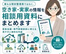 空き家・実家の情報を相談用資料にまとめます 家族会議・専門家相談前に、現状・課題・確認事項を見える化 イメージ1