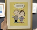 スヌーピー風にウェルカムボードの似顔絵描きます 結婚式のウェルカムボードやプレゼントご注文の方にオススメ！ イメージ5
