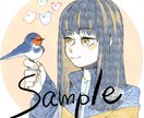 温かみのあるアイコンイラスト描きます 色鉛筆の優しい色味で印象的なアイコンヘッダーを描きます♪ イメージ1