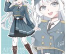 貴方だけのオリジナルイラストを制作します SNS等に使用できるかわいいイラストをお求めの方に イメージ6