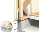 住宅の仕様が伝わる断面パース制作します 建築士の知識で建物の仕様を見える化 イメージ3