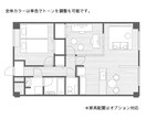 不動産広告・民泊に！おしゃれな間取り図を制作します 広告映えするおしゃれ間取り図｜単色でスッキリ見やすいデザイン イメージ7