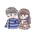 ポップでゆるくてかわいいアイコン描きます 似顔絵、プレゼント、結婚式ペーパーアイテムなどにも！ イメージ1