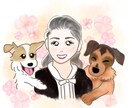 印刷可。安いそっくりな似顔絵でプレゼント作ります 写真からゆるい似顔絵作ります。プレゼントにおすすめです イメージ5