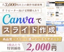 早い×高品質！スライドをCanvaで作成します 文字のみの台本からセミナーやプレゼンをお届けします！ イメージ1