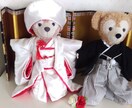 和装結婚式ウェルカムドール衣装作成致します お好きなぬいぐるみの羽織袴、打掛着物を作成致します イメージ5