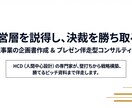 経営層を説得！新規事業企画作成＆プレゼン伴走します HCD専門家が壁打ちから戦略構築、勝てるピッチ資料まで伴走！ イメージ1