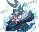 キャラクターのデザイン、立ち絵を制作いたします TRPGやマダミスなどの立ち絵にも！ イメージ7