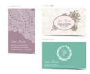 パリ在住のプロのDTPデザイナーがヨーロピアンなデザインのショップカードや名刺作ります。 イメージ2