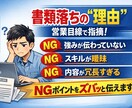 SES営業が通らない理由を指摘します その経歴書伝わってないかも？営業目線であと一歩を見つけます イメージ1