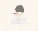 あわい、表情を描かないイラスト・アイコンを描きます ご依頼主様の世界観をイラストに イメージ9