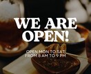 カフェ向けInstagram投稿をデザインします 統一感あるおしゃれなSNS投稿を制作します イメージ2